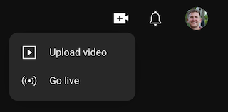 YouTube Go Live