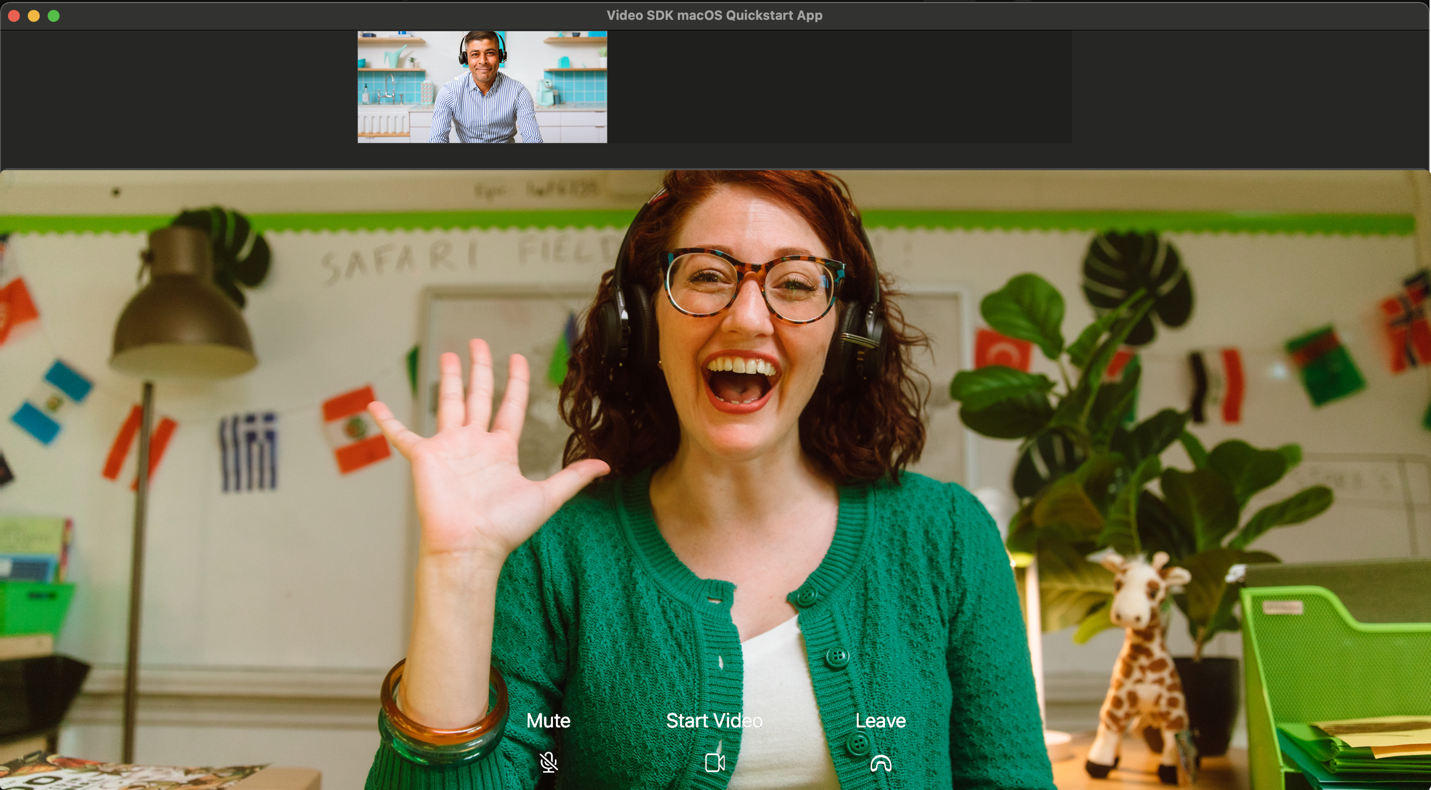 Default session view