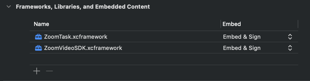 Embed frameworks
