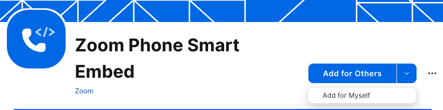 Zoom Phone Smart Embed